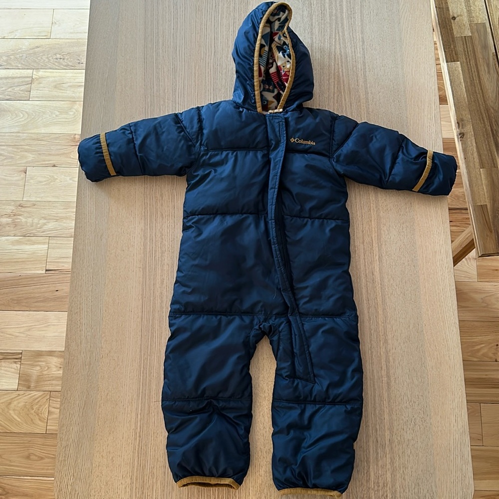 Columbia snuggly bunny bunting toddler snowsuit